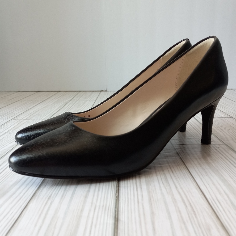 Cole Haan Classic Leather Heel Pump - Picture 1 of 9